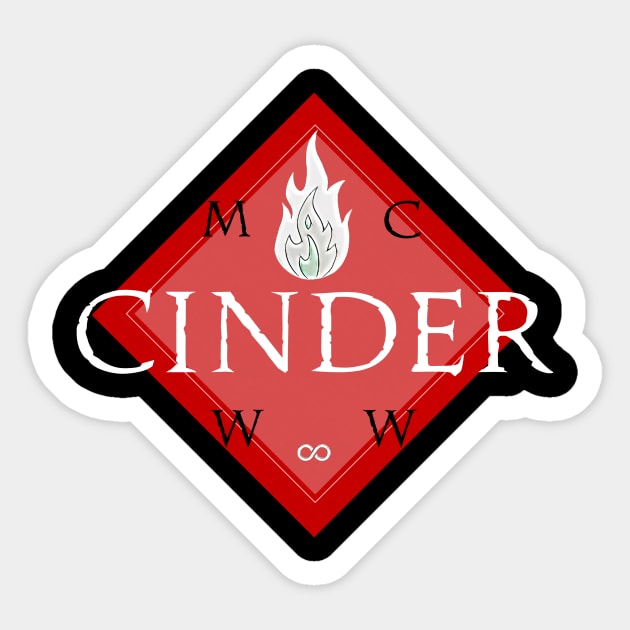 Cinder Sticker by KnarfAdlob